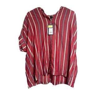 NWT Universal Thread Red White and Blue 4th of July Striped Top